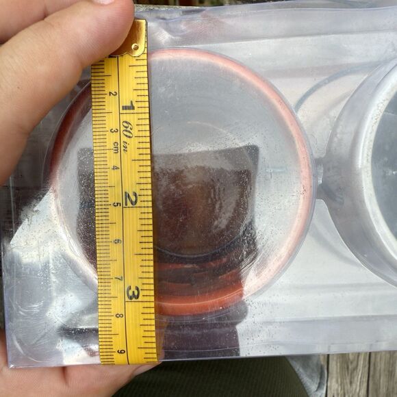 New 3 Piece Home Decor  Ceramic Seasonal Fall Pumpkin Tea Light  Lantern Holders - Picture 9 of 9